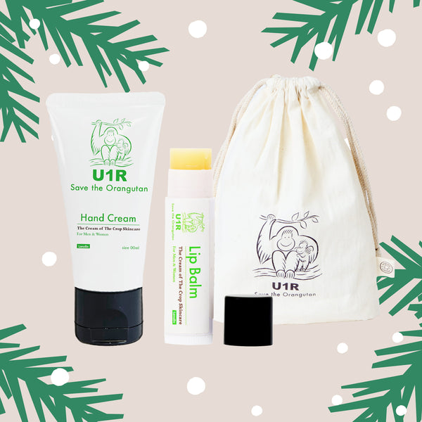 U1R　Hand Cream & Lip Balm Set